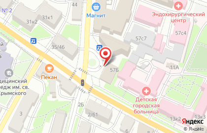 Аптека Твоя экономия на улице Луначарского на карте