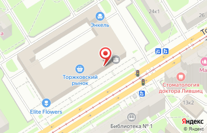 Грузчики Петербурга на Торжковской улице на карте