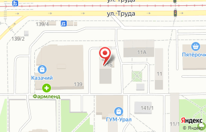 Салон-парикмахерская Блеск в Орджоникидзевском районе на карте