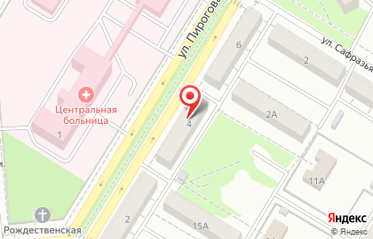 Стоматологическая клиника Оптимист на улице Пирогова в Новокуйбышевске на карте