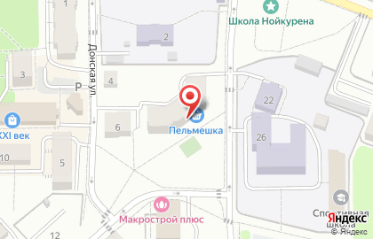 Магазин одежды Семейный на Донской улице на карте