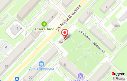 Маркет-бар 24 Градуса на улице Мусы Джалиля на карте