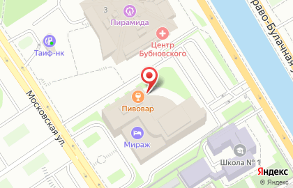Гостинично-ресторанный комплекс Мираж в Вахитовском районе на карте