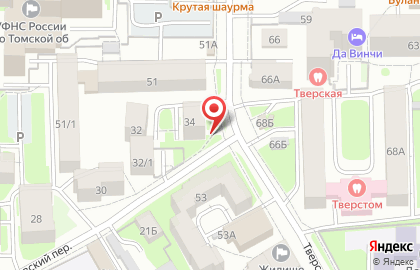 Магазин свежего мяса Мясной Двор в Томске на карте