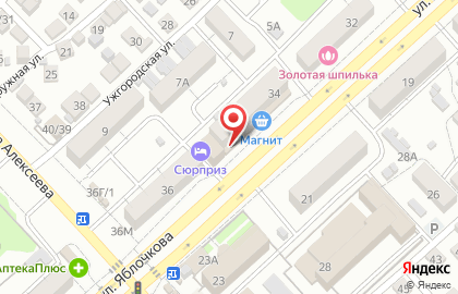 Терминал СберБанк на улице Яблочкова на карте