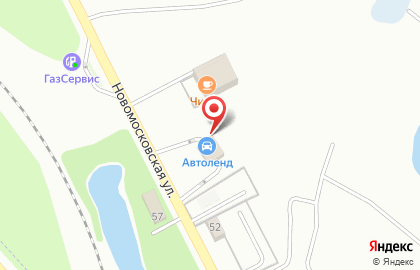 Автомойка У Катюши на Новомосковской улице на карте