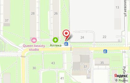Советский район Киоск по продаже фруктов и овощей на Российской улице на карте