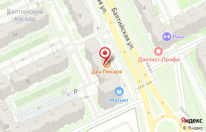 Строительная компания Псковжилстрой на Балтийской улице на карте