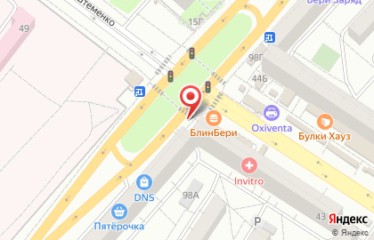 Билборды (6х3 м) от РА Экспресс-Сити в Краснооктябрьском районе на карте