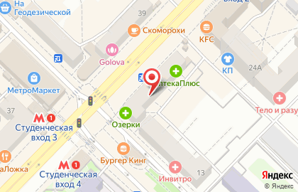 Банкомат Сбербанк России на проспекте Карла Маркса, 22 на карте