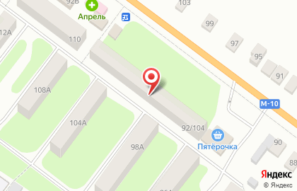 Супермаркет Пятёрочка, супермаркет в Вышнем Волочке на карте