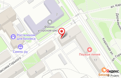 Парикмахерская Эстель на улице Максима Горького на карте