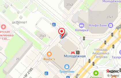 Киоск Агентство печати 41 на Ельнинской улице на карте