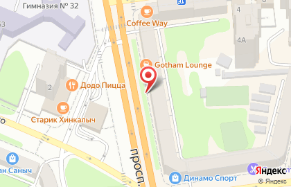 Торгово-сервисная компания Электроника на проспекте Ленина на карте
