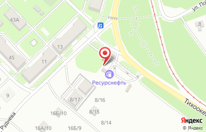 Шиномонтажная мастерская на ул. Руднева, 13Б/1 на карте