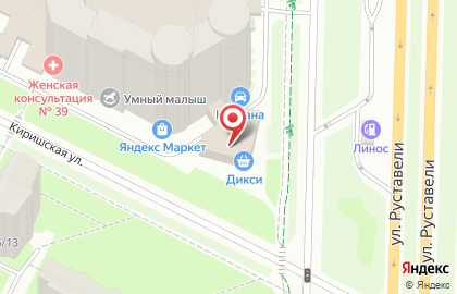 Супермаркет ДИКСИ на проспекте Просвещения, 99 на карте