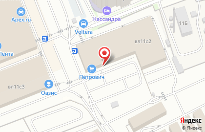 Автомат по продаже кофе Carte Noire на карте