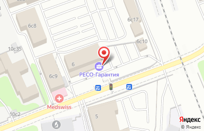 Страховая компания Ресо-Гарантия в Нагорном проезде, 6 на карте