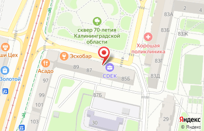 Салон-студия мебели Арония в Калининграде на карте