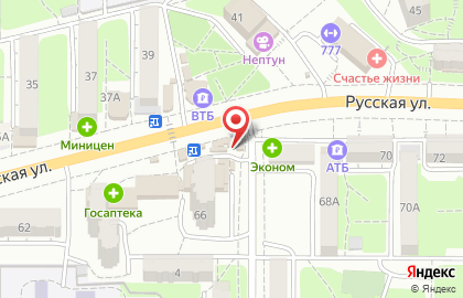 Оператор связи Мегафон в Советском районе на карте