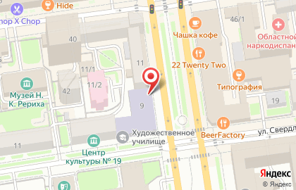 Следственный отдел по г. Обь на карте
