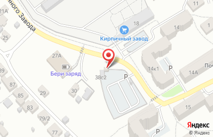 Шиномонтажная мастерская на улице Керамзавода на карте