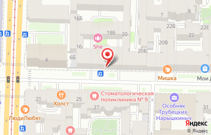 Городской ресторан Токио-city на улице Чайковского на карте