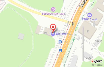Лазертаг-клуб Полигон22 на Змеиногорском тракте на карте