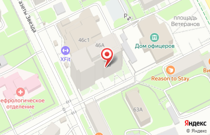 Юридическое бюро на улице Газеты Звезда на карте