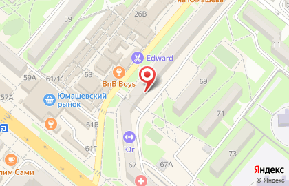 Сеть магазинов и гипермаркетов укрепления семьи Розовый Кролик на проспекте Октябрьской Революции на карте