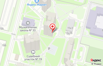Общежитие, ПСПбГМУ им. академика И.П. Павлова на улице Маршала Новикова на карте
