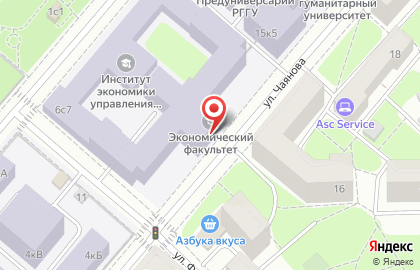 Российский государственный гуманитарный университет в Москве на карте