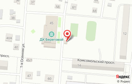 Продуктовый магазин в Омске на карте