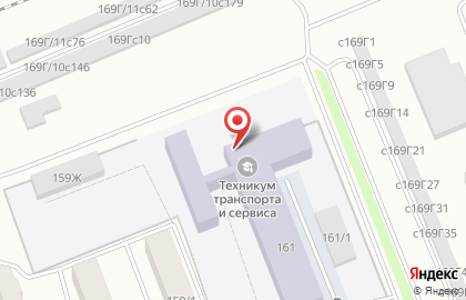 Красноярский техникум транспорта и сервиса на улице 60 лет Октября на карте