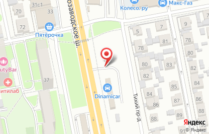 Автостоянка в Тольятти на карте