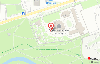 Храм Преподобного Серафима Саровского в Раеве на карте
