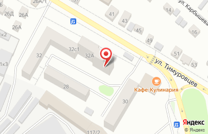 Магазин по продаже цветов на ул. Тимуровцев, 32а на карте