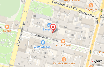 Кофейня Coffee Like на улице Адмирала Фокина на карте