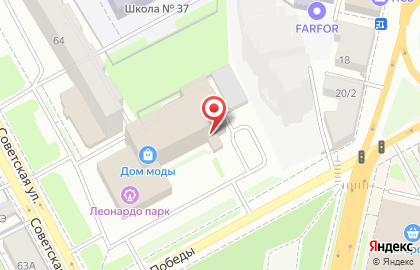 Салон дверей ВинДорс в Ленинском районе на карте