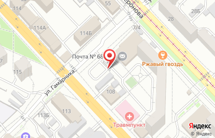 Автостоянка в Хабаровске на карте