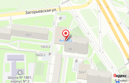 Центр выдачи и приема посылок Почта России в Восточном Бирюлево на карте