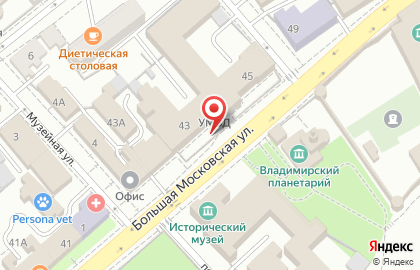 ЦЕРИХ Кэпитал Менеджмент на Большой Московской улице на карте