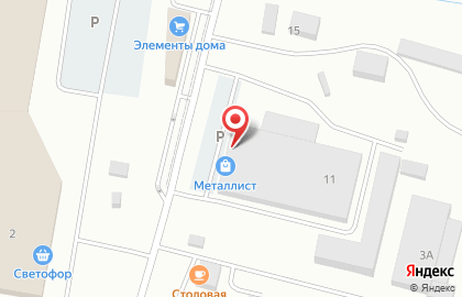 Магазин-склад входных дверей и кованых элементов Металлист на карте