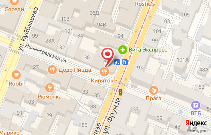 Туристическое агентство Любимый чемодан на улице Ленинградской на карте