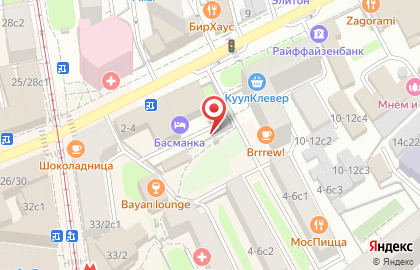 Натали турс на Бауманской улице на карте