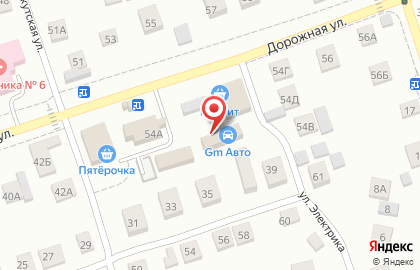 Автоцентр GMAVTO.NET на Дорожной улице на карте
