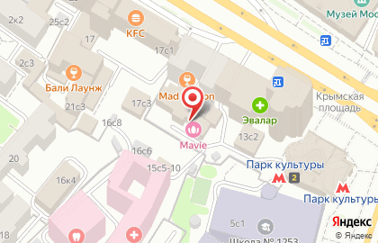 Центр творческого развития детей и подростков Арка Марка на Зубовском бульваре на карте