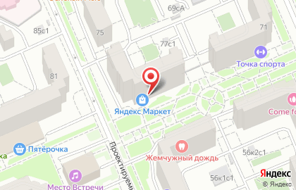 Магазин-склад Лара Текс на Южнобутовской улице на карте