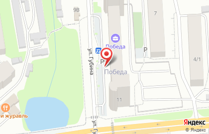 Микрофинансовая компания Рубль плюс на улице Губина на карте