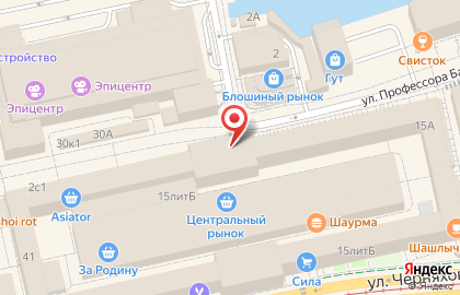 Пекарня Русский хлеб на улице Профессора Баранова на карте